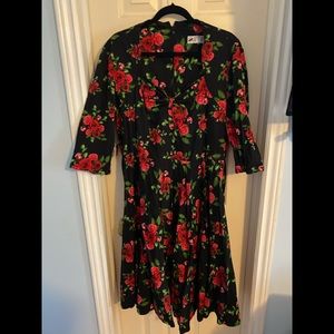 Hell Bunny 3/4 Sleeve Dress
